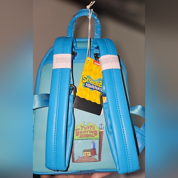 Brand New! Loungefly SpongeBob SquarePants Boating School Mini Backpack - Picture 3 of 6